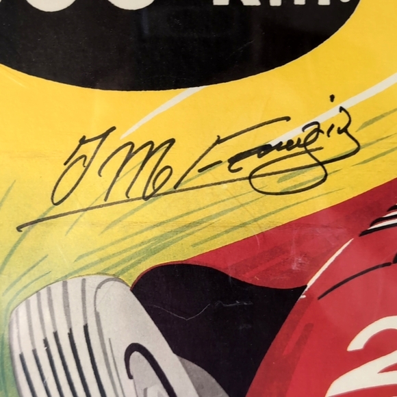 1958 Grand Prix of Cuba Event LE Poster Autographed Signed by Juan Manuel Fangio - Picture 4 of 15